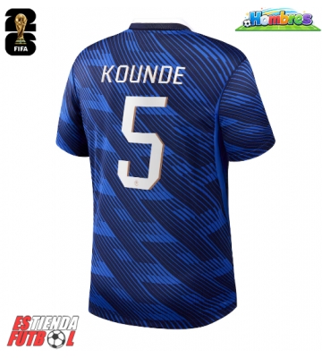 Francia Jules Kounde #5 Primera Equipación Mundial 2026 Manga Corta